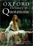 The Oxford Dictionary of Quotations [Click for larger image]
