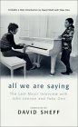 All We Are Saying : The Last Major Interview With John Lennon and Yoko Ono [Click for larger image]