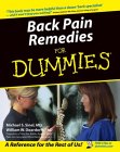 Back Pain Remedies for Dummies [Click for larger image]