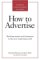 How To Advertise cover
