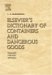 Elsevier's Dictionary Of Containers And Dangerous Goods cover
