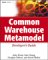 Common Warehouse Metamodel Developer's Guide cover