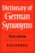 Dictionary of German Synonyms cover