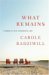 What Remains : A Memoir of Fate, Friendship, and Love cover