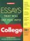 Essays That Will Get You into College cover