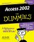 Access 2002 for Dummies cover