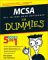 McSa All-In-One Desk Reference for Dummies cover