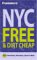 Frommer's NYC Free & Dirt Cheap cover