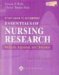 Essentials Of Nursing Research : Methods, Appraisal, And Utilization cover
