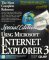 Using Microsoft Internet Explorer 3 cover