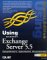 Using Microsoft Exchange Server 5.5 cover