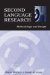 Second Language Research : Methodology And Design cover