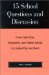 15 School Questions and Discussion : From Class Size, Standards, and School Safety to Leadership and More cover