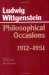 Philosophical Occasions, 1912-1951 cover