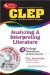 The Best Test Preparation For The Clep : Analyzing And Interpreting Literature with CD-ROM for Windows - REA's Interactive TESTware for CLEP Analyzing & Interpreting Literature cover