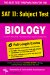 The Best Test Preparation for the Sat II : Subject Test/Achievement Test in Biology cover