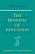 The Renewal of Education : Lectures Delivered in Basel, Switzerland, April 20-May 16, 1920 cover
