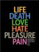 Life, Death, Love, Hate, Pleasure, Pain : Selected Works from the Museum of Contemporary Art, Chicago, Collection cover