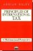 Principles of International Tax : A Multinational Perspective cover