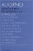 Adorno : The Possibility of the Impossible cover