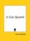 Fair Quarrel cover