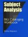 Subject Analysis : A Blitz Cataloging cover