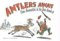 Antlers Away : Close Encounters in the Deer Woods! cover