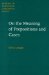 On the Meaning of Prepositions and Cases : The Expression of Semantic Roles in Ancient Greek cover