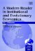 A Modern Reader in Institutional and Evolutionary Economics : Key Concepts cover
