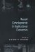 Recent Developments in Institutional Economics cover