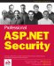 Professional Asp.Net Security cover