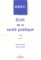 Droit De La Sante Publique cover