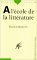A L'ecole De La Litterature cover