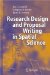 Research Design And Proposal Writing in Spatial Science cover