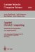 Applied Parallel Computing : Industrial Computation and Optimization  Third International Workshop, Para '96 Lyngby, Denmark, August 18-21, 1996  Proceedings cover