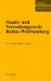Staats- Und Verwaltungsrecht Baden-Wurttemberg : Mit Stichwortverzeichnis Und Alphabetischem Schnellregister cover