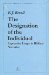 The Designation of the Individual : Expressive Usage in Biblical Narrative cover