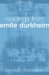 Readings From Emile Durkheim cover