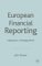 European Financial Reporting : Adapting to a Changing World cover