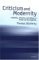 Criticism and Modernity : Aesthetics, Literature, and Nations in Europe and Its Academies cover