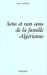 Sens Et Non Sens De La Famille Algerienne cover