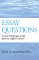 Essay Questions : Toward a Philosophy of Life Based on Cliffords Dictum cover