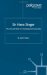 Sir Hans Singer : The Life and Work of a Development Economist cover