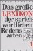 Das Grosse Lexikon Der Sprichwortlichen Redensarten cover