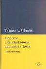 Moderne Literaturtheorie Und Antike Texte : Eine Einfuhrung [Click for larger image]