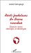 Recits Fondateurs Du Drame Rwandais : Discours Social, Ideologies Et Stereotypes cover