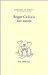 Roger Caillois : Hier Encore cover