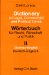 Worterbuch Fur Recht, Wirtschaft Und Politik : Mit Kommentaren in Deutscher Und Englischer Sprache cover