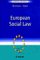 European Social Law : Social Law Immigration cover
