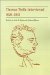 Thomas Wolfe Interviewed, 1929-1938 cover